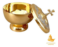 Copon O Cesto Litúrgico Chico Económico 150 Hostias Dorado