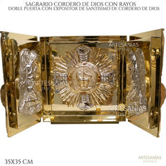 Sagrario O Tabernaculo Con Expositor De Santísimo Cordero
