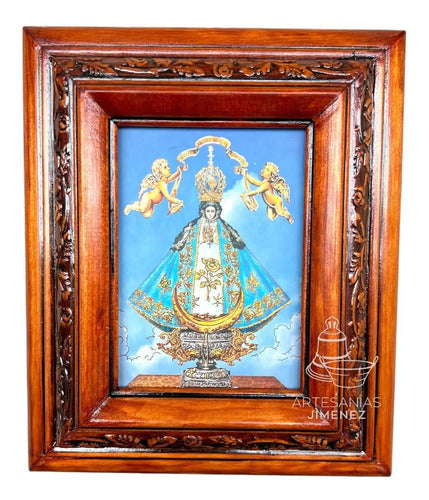 Cuadro Virgen De San Juan De Los Lagos Nogal C04 Nogal