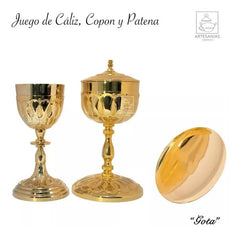 Caliz Copon Y Patena Para Iglesia O Capilla C312 Litúrgico