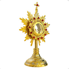 Custodia Eucarística Ostensorio Santísimo Tradicional 26 Cm