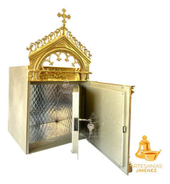 Sagrario O Tabernaculo De Bronce Tradicional Barroco
