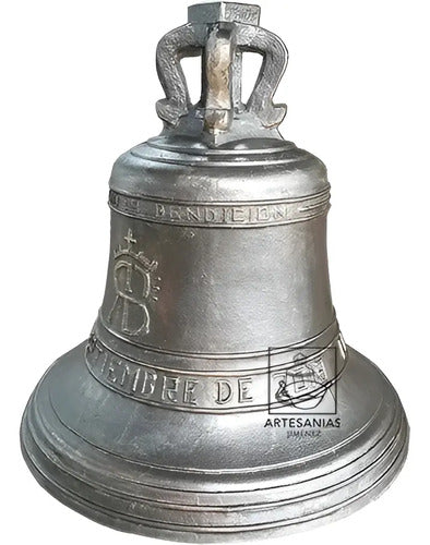 Campana De Cobre, Bronce Y Estaño Personalizada Rustica