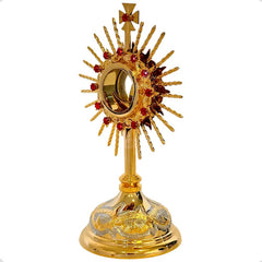 Custodia Eucarística Ostensorio Santísimo Tradicional 27 Cm
