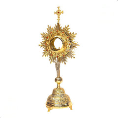 Custodia Eucarística Ostensorio Santísimo Cristo Rey 70 Cm
