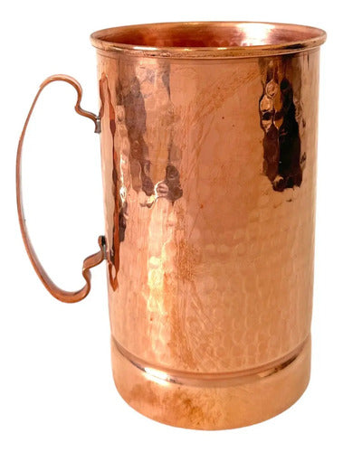 Tarro Cervecero De Cobre Artesanal De 1.3 L 100% Cobre