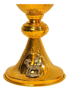 Caliz Copon Y Patena Liturgico Espinas Y Cordeo De Dios P1