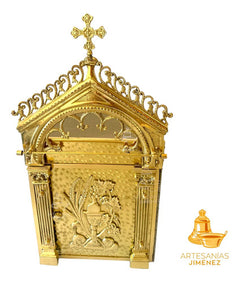 Sagrario O Tabernaculo De Bronce Tradicional Barroco