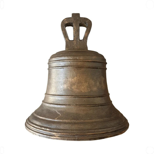 Campana de bronce de 20 kg personalizada, modelo rústico, fundida a mano en México