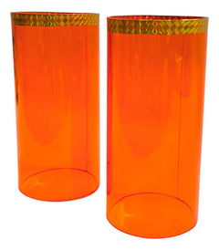Acrílicos O Pantallas Para Cirial Naranja