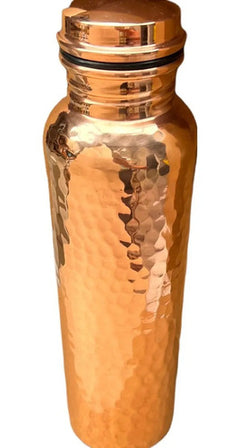 Botella De Agua Cobre Artesanal Fitness ® Salud Full Cobre