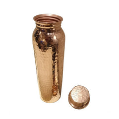 Botella De Agua Cobre Artesanal Fitness ® Salud Full Cobre