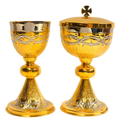 Caliz Copon Y Patena Liturgico Espinas C2