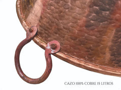 Cazo De Cobre De 15 Litros - Caso De Cobre Para Carnitas
