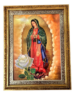 Cuadro San Jose 90x70 Cm Combinado Oro Y Plata Oro Y Plata