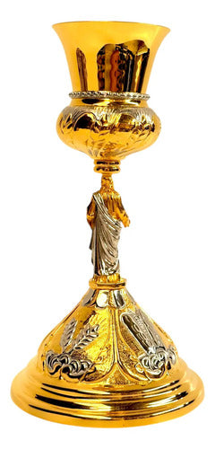 Caliz Sagrado Corazón De Jesús Incluye Patena Simbolos
