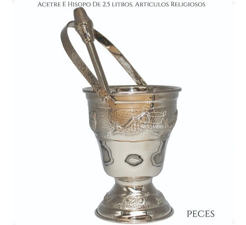 Acetre E Hisopo Litúrgico Articulos Religiosos Agua Bendita