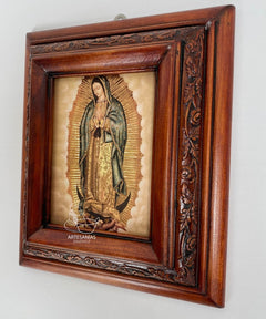 Cuadro Virgen De Guadalupe C00016 Nogal Nogal