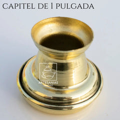Capitel Para Cirio De 2.5 Cm O 1 Pulgadas De Diámetro
