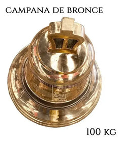 Campana De 100 Kilogramos Cobre Y Bronce, Iglesia, Capilla