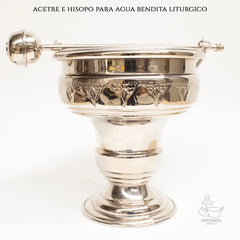 Acetre E Hisopo Para Agua Bendita Religioso A803 Mediano