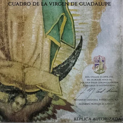 Cuadro Virgen De Guadalupe Nogal Hoja De Oro Y Plata Nogal Hoja De Oro Plata