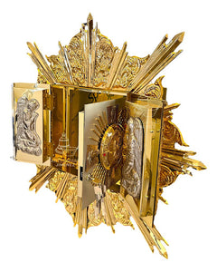 Sagrario O Tabernaculo De Resplandor Y Expositor 35x35 Cm C2