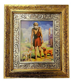 Cuadro Lazaro De Betania 45x40 Cm A#1 Combinado Oro Y Plata Oro Y Plata