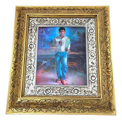 Cuadro De Madera 45x40 Cm Santo Jose Sanchez Del Rio Oro Y Plata