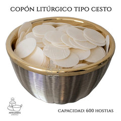 Copon Liturgico Tipo Cesto 600 Hostias