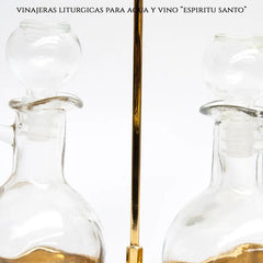 Juego De Vinajeras Para Agua Y Vino Cristal A950