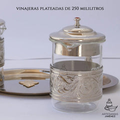 Juego De Vinajeras Para Agua Y Vino A953 Uvas