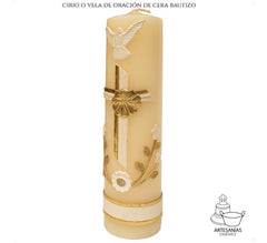 Cirio O Vela De Oración Bautizo