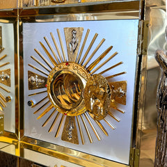 Sagrario grande con expositor del Santísimo 40x40 cm