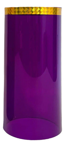 Acrílicos O Pantallas Para Cirial Color Morado
