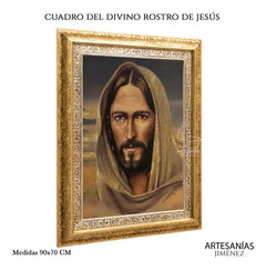 Cuadro San Jose 90x70 Cm Combinado Oro Y Plata Oro Y Plata