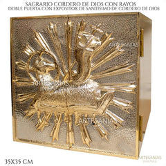 Sagrario Con Expositor De Santísimo 35x35 C938