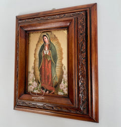 Cuadro Virgen De Guadalupe C0001 Nogal Nogal