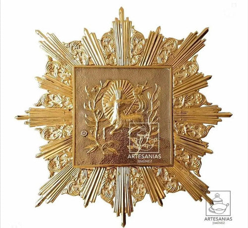 Sagrario De Cordero Con Resplandor 45x45