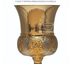 Caliz Para Iglesia O Capilla Con Patena Vaso Sagrado T22