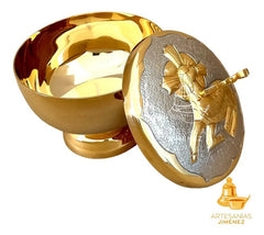 Copon O Cesto Litúrgico Chico Económico 150 Hostias Dorado