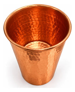 Hammered Copper Cup, Handmade 700 ml