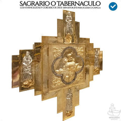 Sagrario O Tabernaculo Con Expositor De Santisimo 40x40 Cm