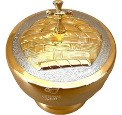 Copon O Cesto Litúrgico Chico Económico 150 Hostias Dorado