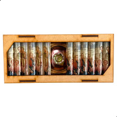 Vela De Oración 12 Piezas Con Portavela