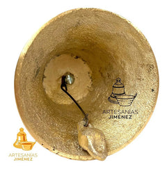 Campana De Mano No. 10 Con Mango De Bronce