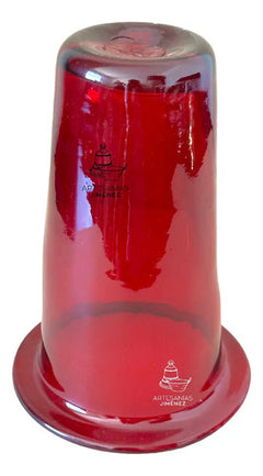 Vaso O Bombilla Para Lampara De Aceite Semanario Cristal