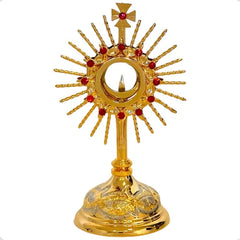 Custodia Eucarística Ostensorio Santísimo Tradicional 27 Cm