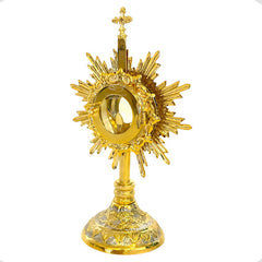 Custodia Eucarística Ostensorio Santísimo Tradicional 26 Cm