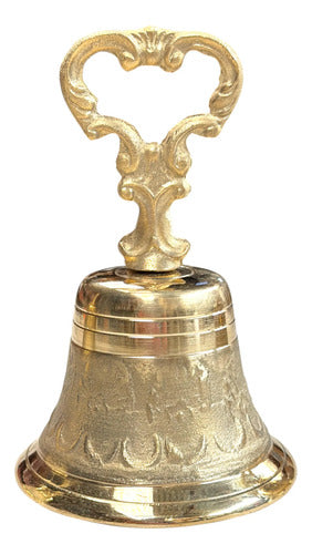 Campanilla (campana) No. 5 De Bronce Corazon